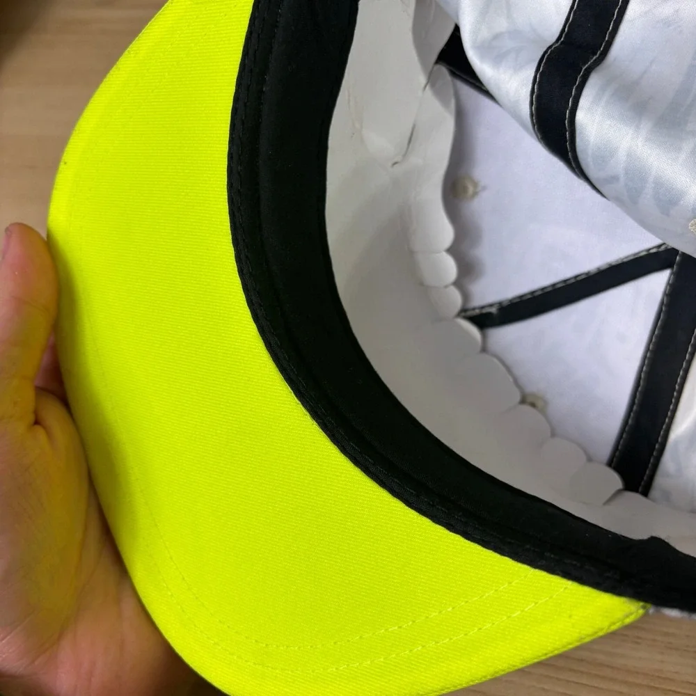 Batman Hat Cap Snap Back Youth Gray Print Neon‎ Adjustable Boys NWT*